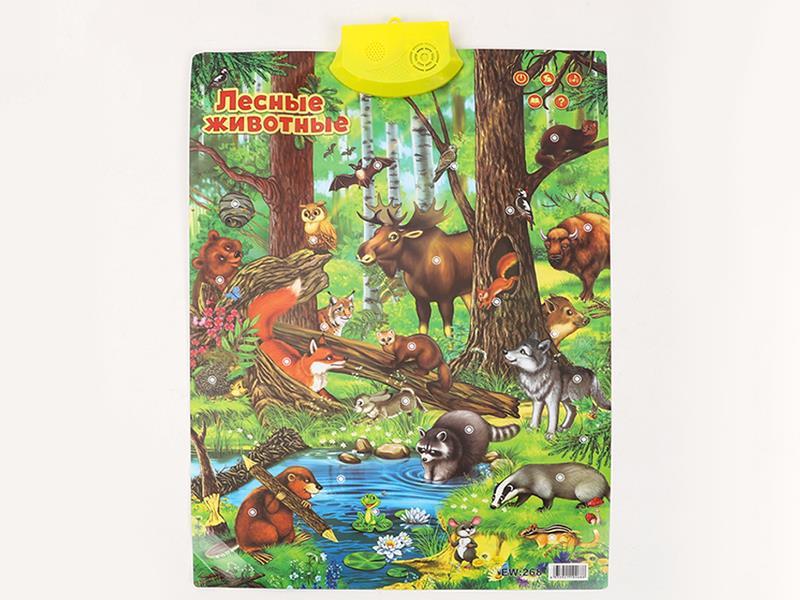 Russian Animals Voice Wall Chart