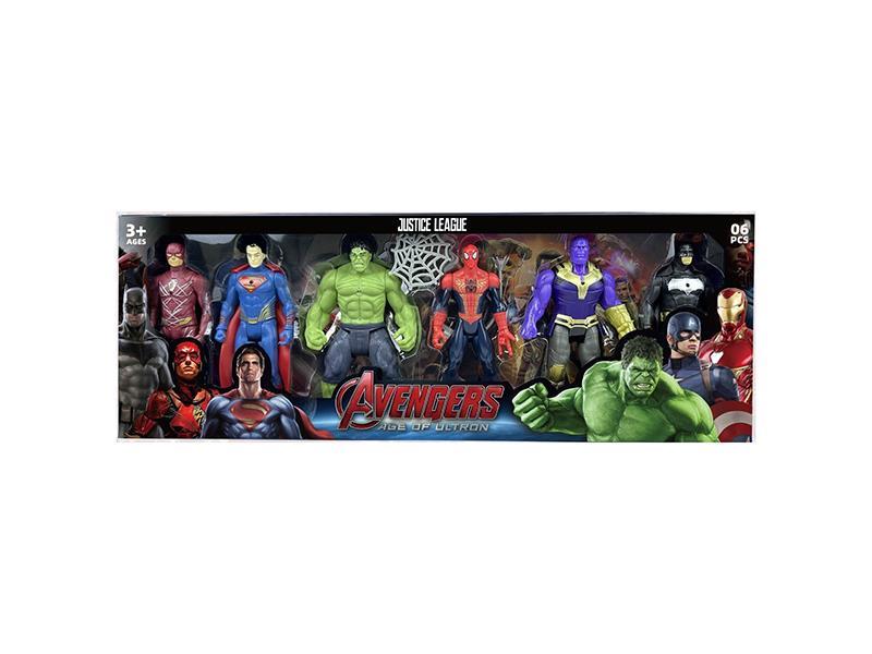 15cm Avengers Character Action Figures 6pcs