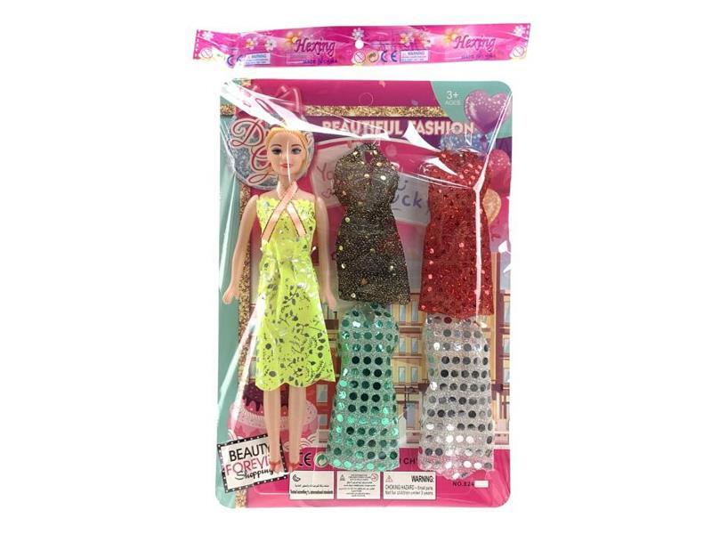 11 Inch Hollow Doll+4 Hanging Skirt