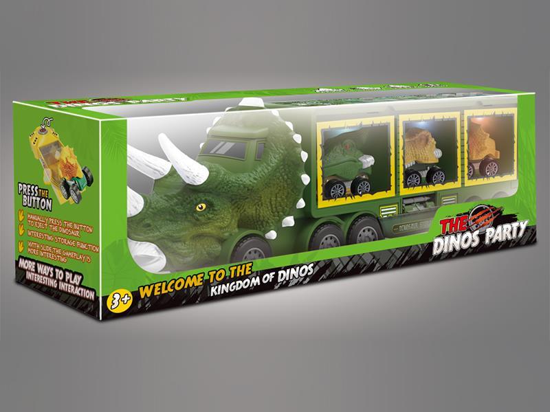 Dinosaur Storage Friction Car With Light And Music