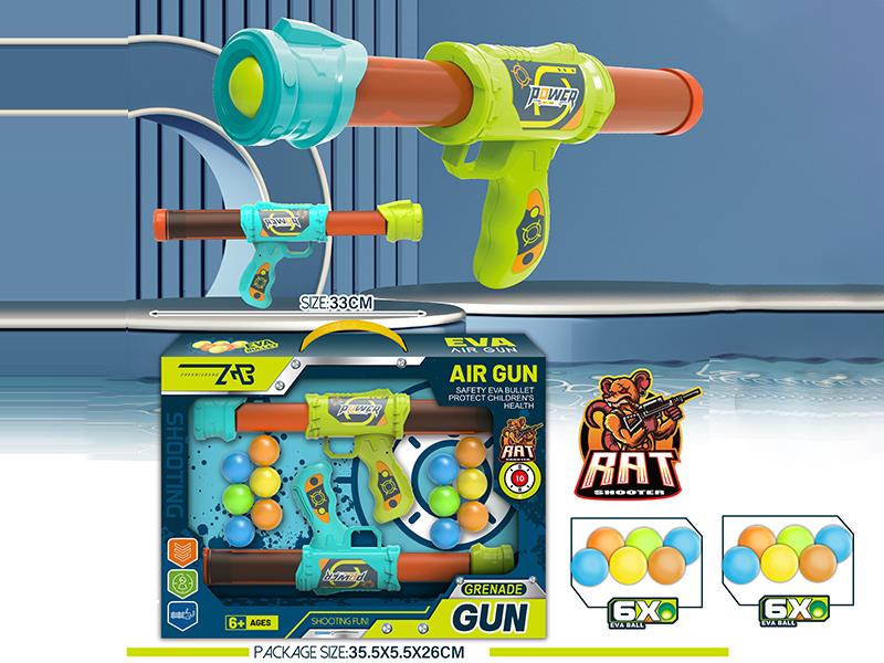Air Gun Shooting Game(2 Guns,12 EVA Balls)