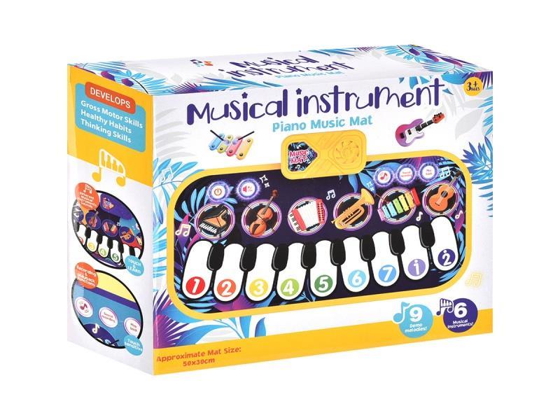 Piano Music Mat (Dance Mat Music Mat Fabric Piano Sports Intelligence Parent-Child)