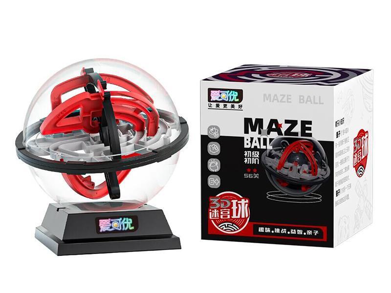 3D Maze Ball 56 Levels