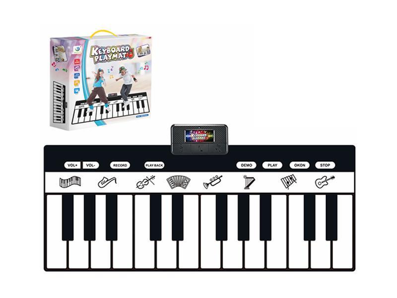 Black And White Key Music Blanket
