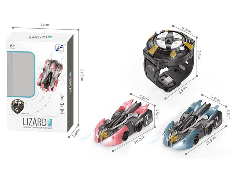 2.4G Remote Control Wall Climbing Car With Lights(Watch Remote Controller)
