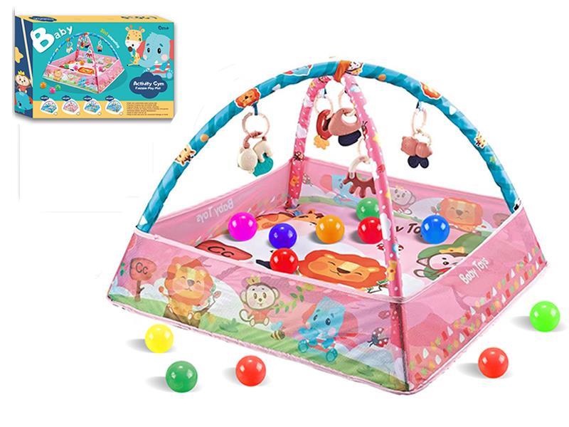 Multifunctional Fence Fitness Blanket With 18 Ocean Ball