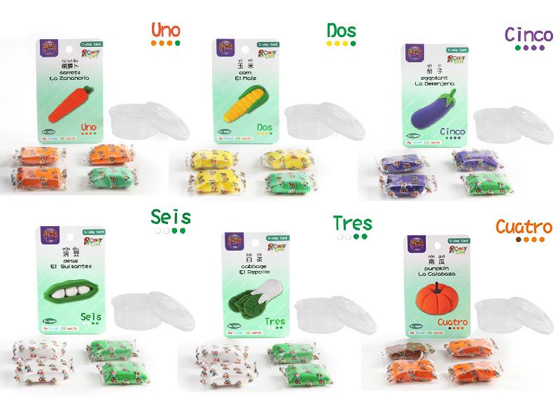 Learning Card Clay Set