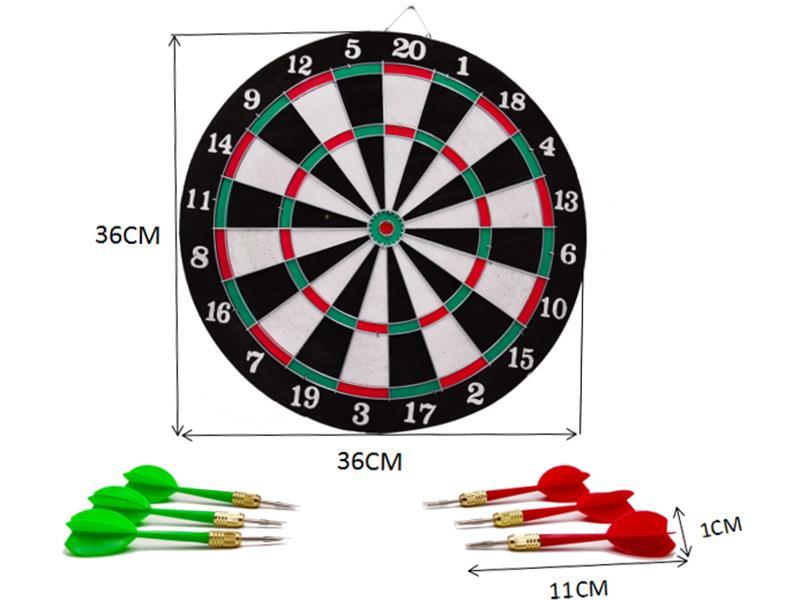 Wooden Dartboard 36cm