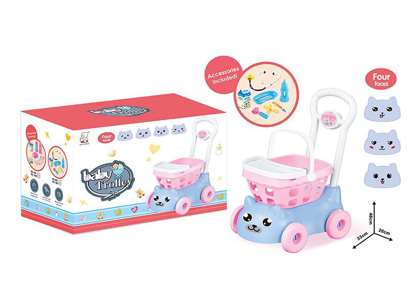 Mini Shopping Cart With Accessories