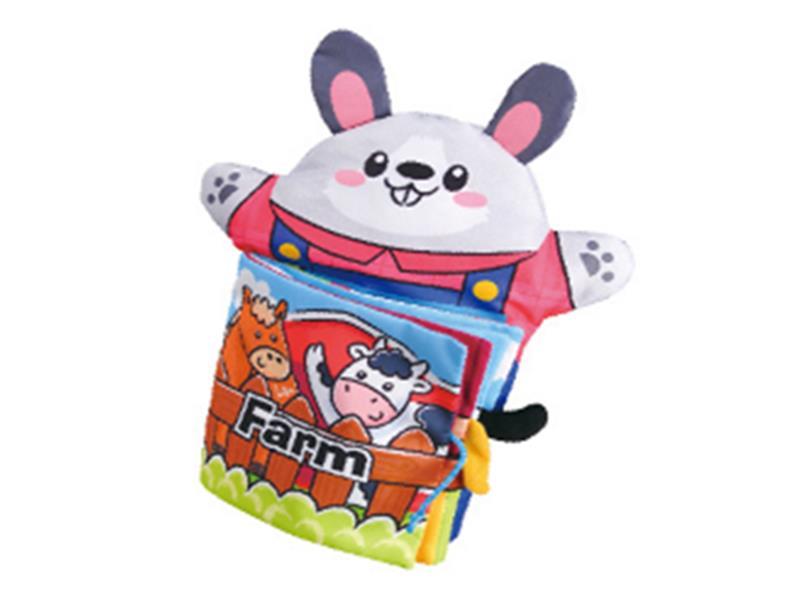 Rabbit Farm Hand Puppet Cloth Book