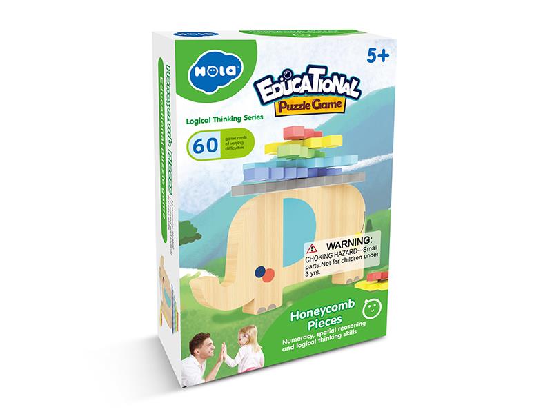 Honeycomb Pieces Educational Puzzle Game