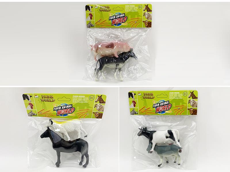 2pcs 6-Inch Wild Animals(Hollow)