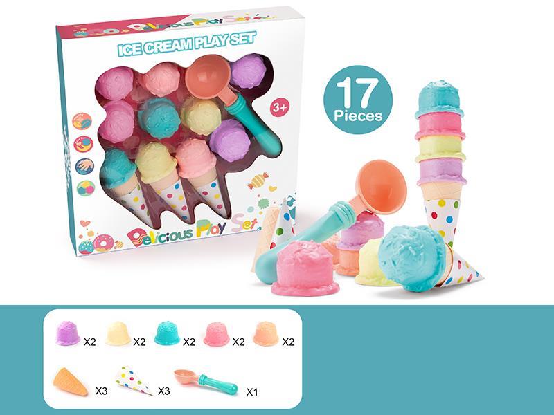 Ice Cream Play Set 17pcs