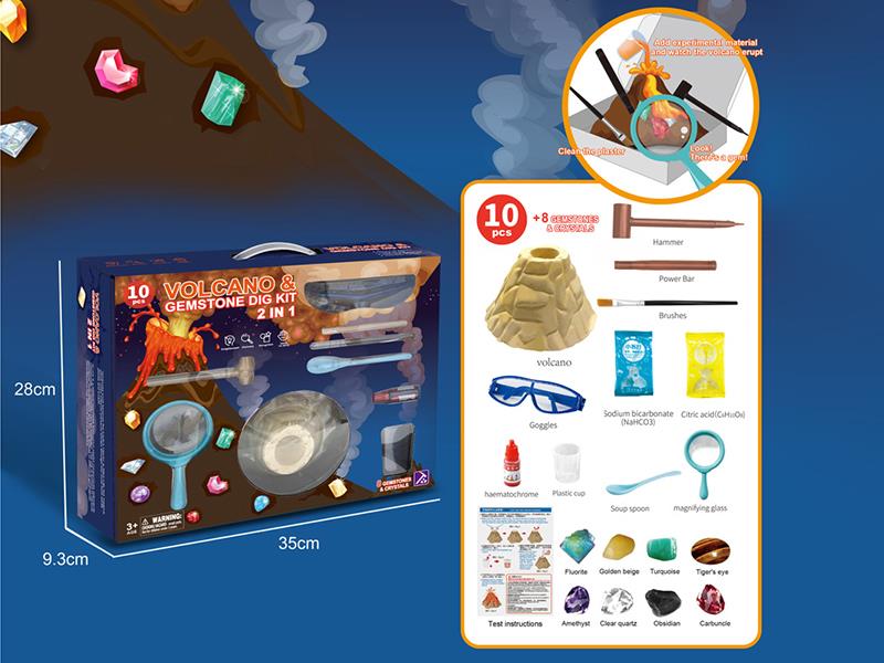 Volcanic & Gemstone Dig Kit