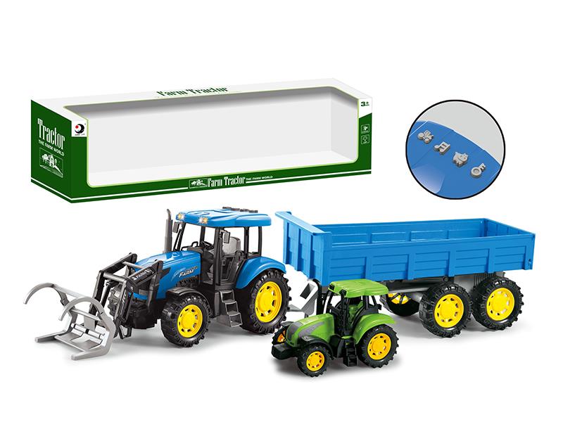 Friction Farm Tractor With Light And Music