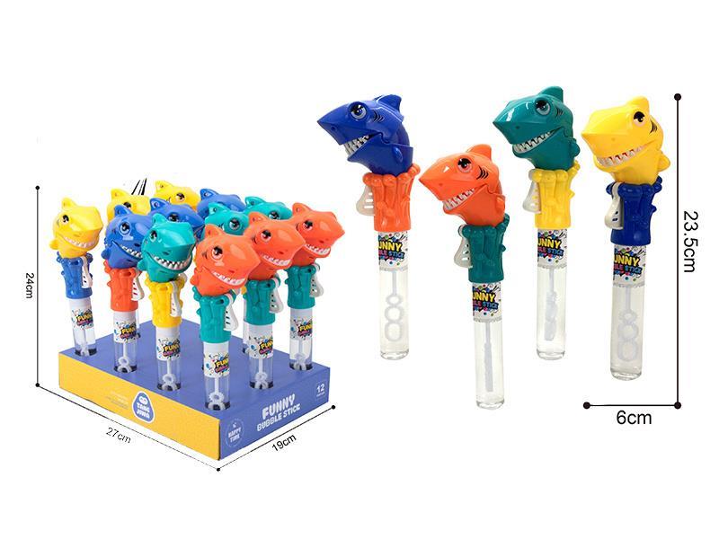 Hand-Biting Shark/Bubble Stick