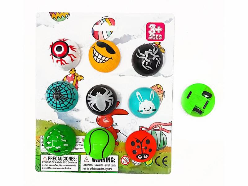 Semi-Circular Pull Back Cars 9pcs