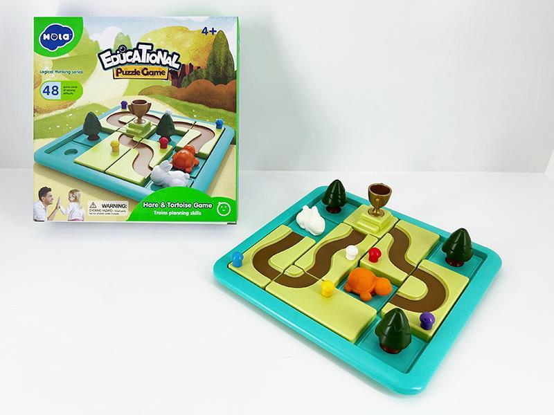 Hare & Tortoise Educational Puzzle Game