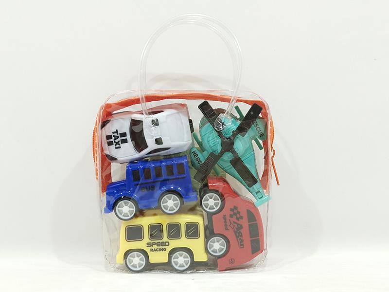 Pull Back Q Version City Cars