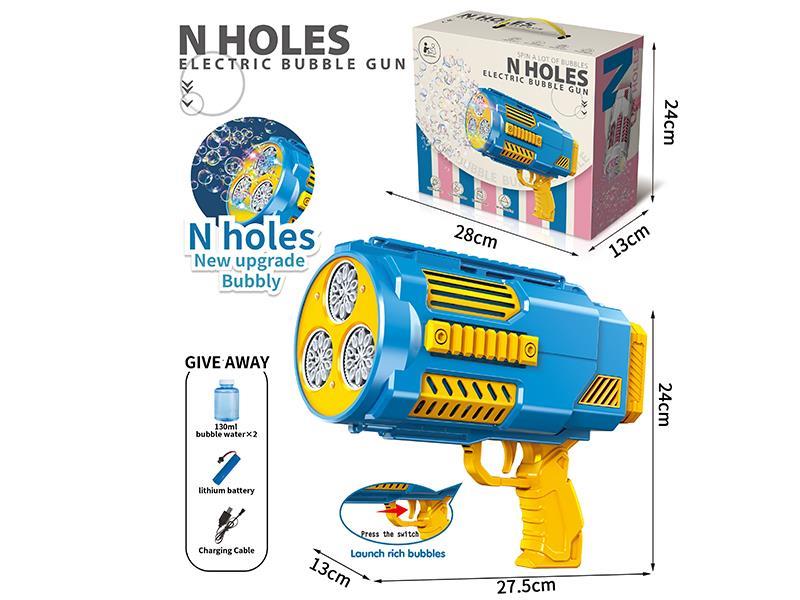 Automatic N-Hole Electric Bubble Gun