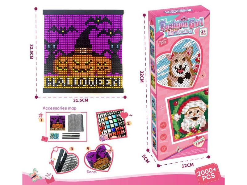 Halloween/ Halloween Creative DIY Bean Puzzle Puzzle Toys,Assembly Toys, Children's Cartoon Parent-Child Interaction