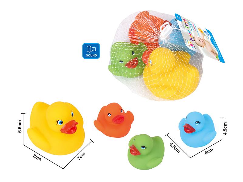 Cute Duck Kids Bath Toy Set