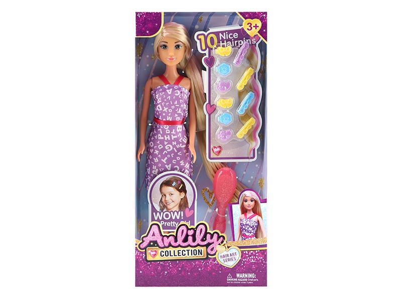 11.5" Solid Fashion Doll(Brown Skin)