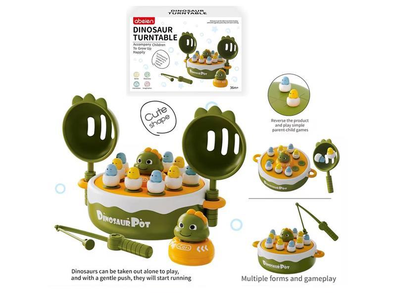 Electric Music Dinosaur Catapult Fishing Game