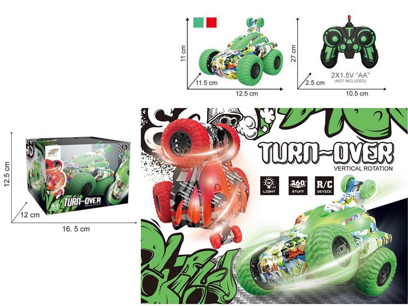 Remote Control Graffiti Stunt Car(Included Batteries)