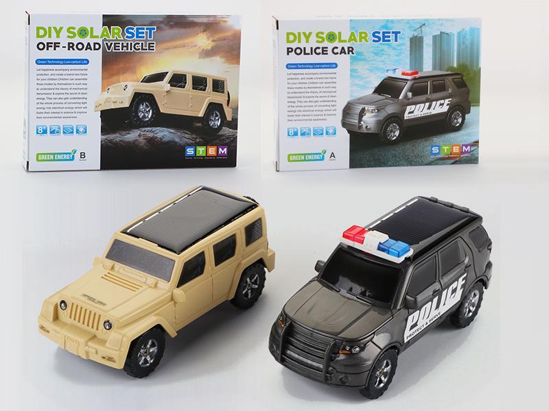 DIY Solar Police Car (Off-Road Vehicle)