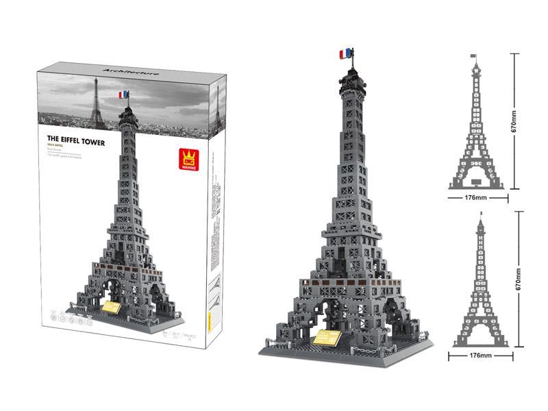 976PCS The Eiffel Tower of Paris-France Building Blocks