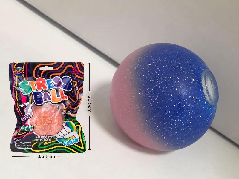 6cm Blue And Purple Gradient Two-Color Ball Decompression Toys