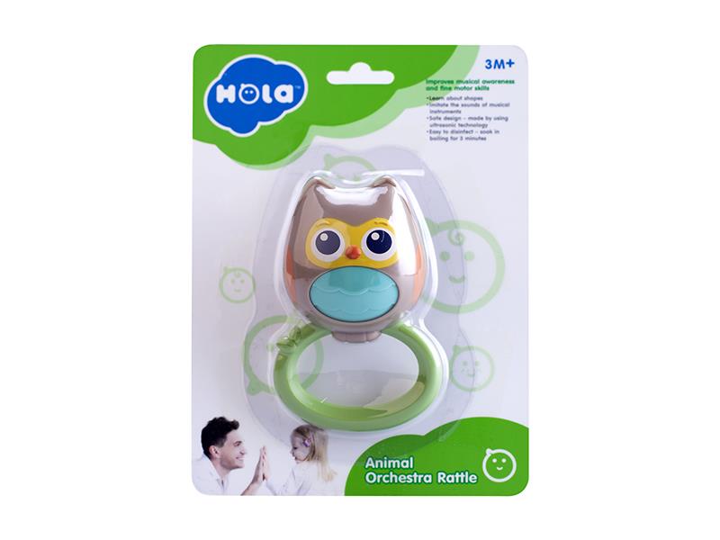 Animal Orchestra Baby Rattle - Owl
