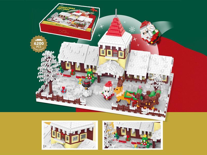 6200PCS Christmas House Building Block