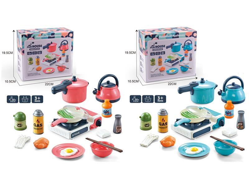 Kitchen Toy Set (Pressure Cooker, Gas Stove, Kettle)