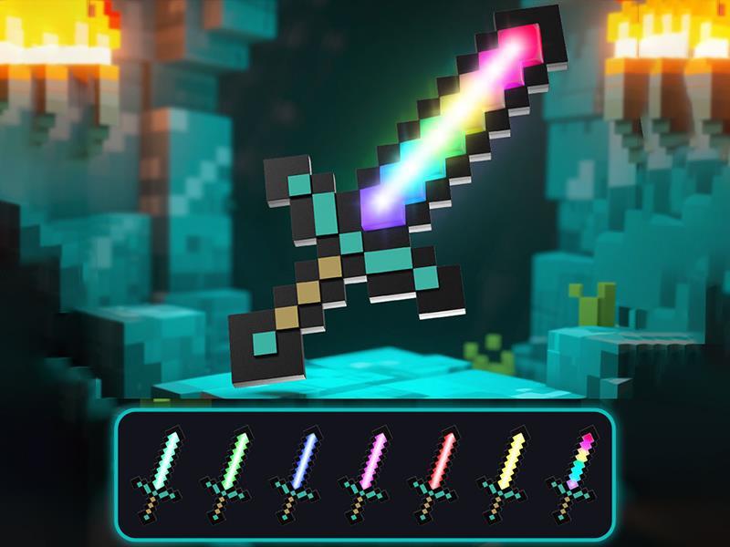 Diamond Sword With Lights And Sound