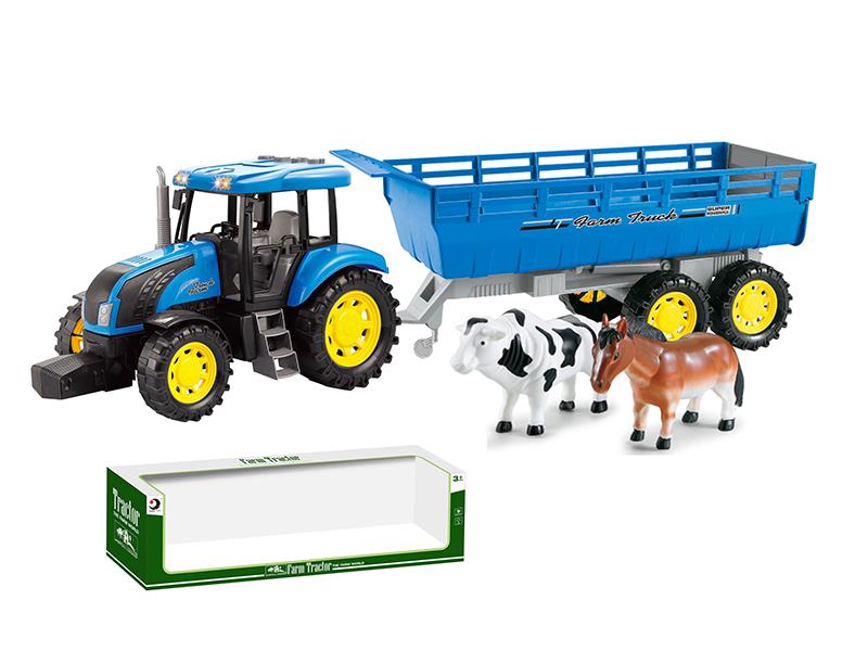 Friction Farm Tractor With Light And Music