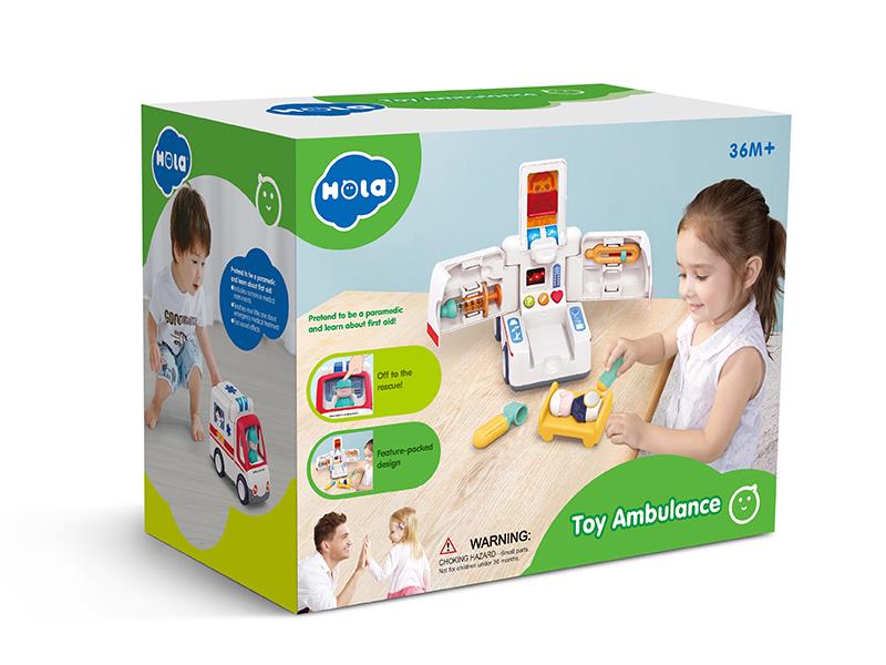 B/O Go And Bump Early Education Ambulance