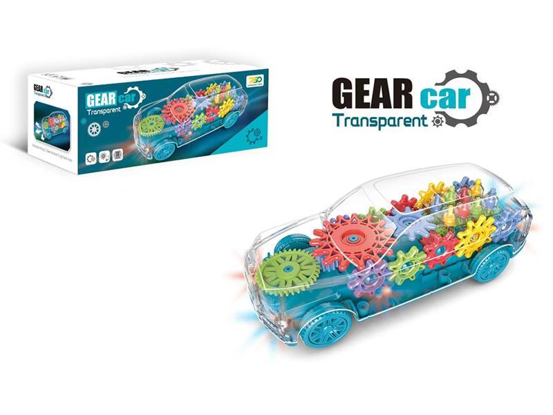 B/O Transparent Gear Car