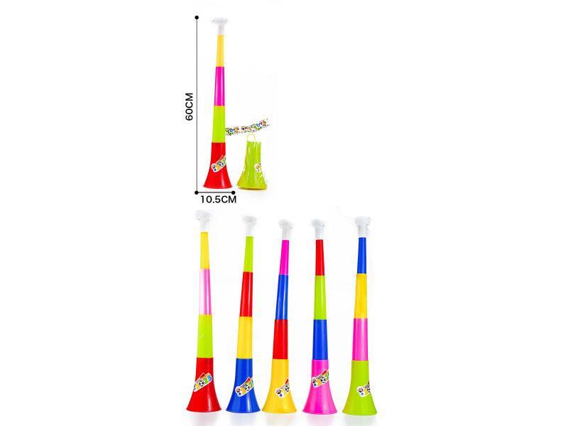 Four-Section Horn With A Rope