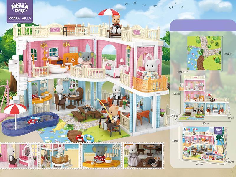Diy Koala Town Villa Set