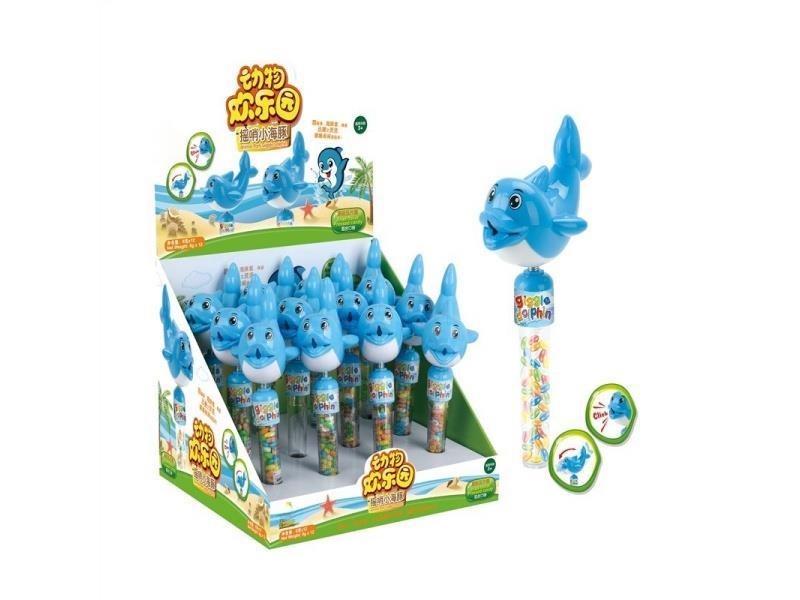 Shaking Whistle Dolphin (12PCS)/ Candy/Candy Toy