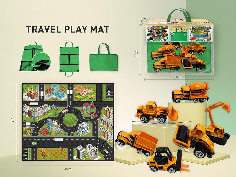 Carpet Portable Storage Bag - Alloy Engineering Truck Scene