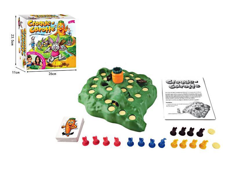 Eating Carrots Playing Toys