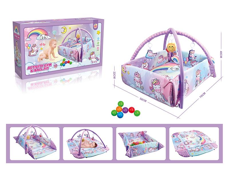 Pony Theme Baby Ball Pit Play Mat
