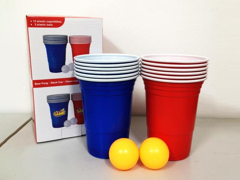 12 Cups And 2 Balls (2 Colors)