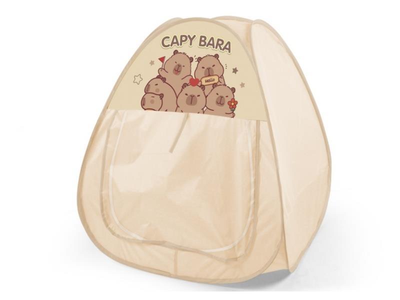 Kapibabala Triangular Tent Foldable Children's Play Cabin With A Basketball Hoop