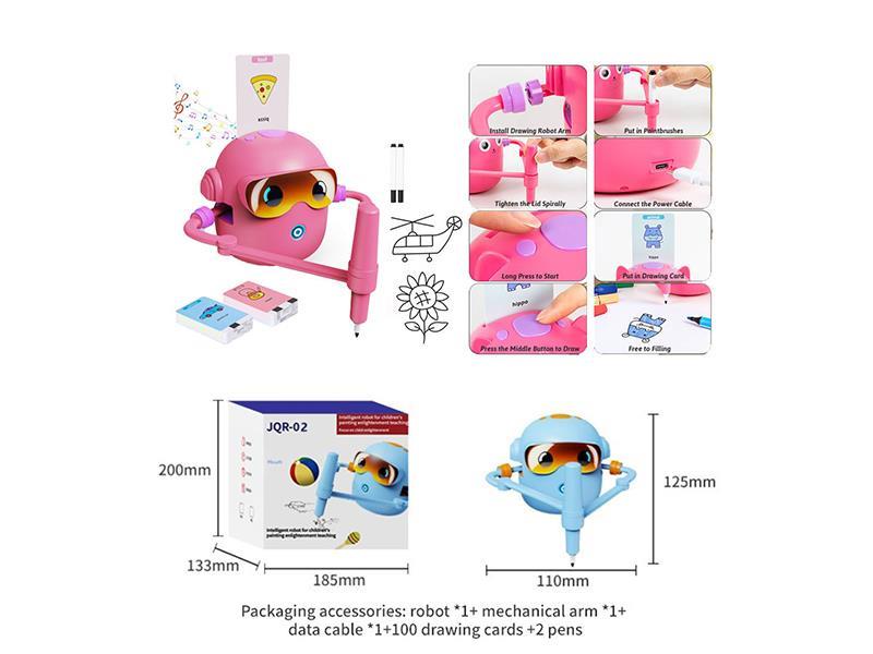 Early Education Intelligent Automatic Painting Robot Card Insertion Learning Machine