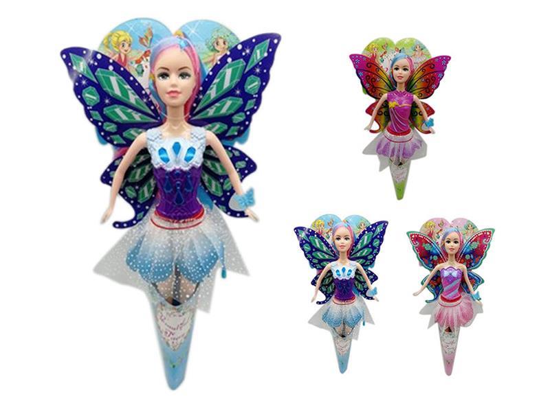 11.5" Solid Butterfly Fairy Doll