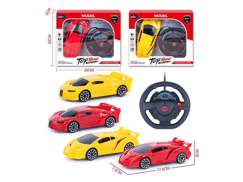 1:24 2CH R/C Steering Wheel Sports Car